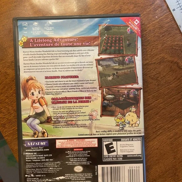 Harvest Moon: Another Wonderful Life (Nintendo GameCube, 2005) CIB - Picture 2 of 6